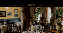 Desktop Screenshot of mezzarestaurantandbar.com